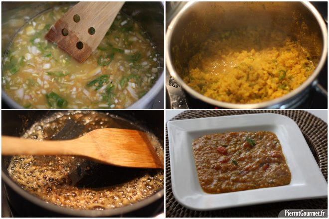 Dal lentille corail à l'indienne